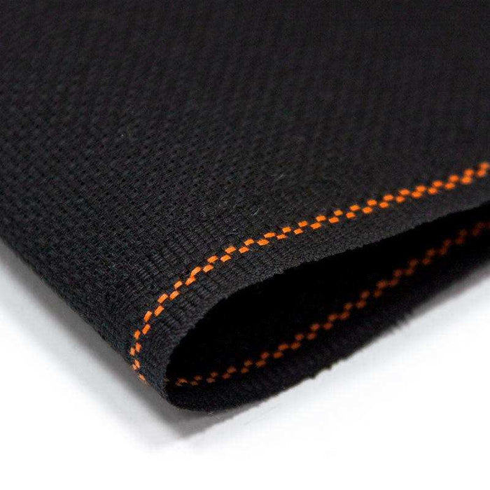 Zweigart Aida 16 Count Needlecraft Fabric Color 720 Black color Fabric - HobbyJobby