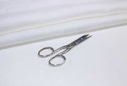 Luca-S Natural Pure 100% Linen Wrinkled Fabric Natural White Color Luca-S Linen Fabrics - HobbyJobby