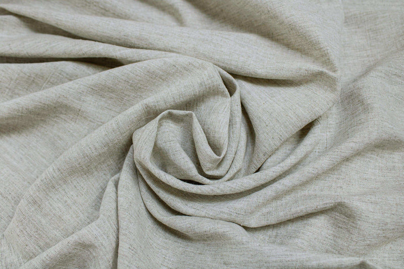 Luca-S Natural Pure Linen Wrinkled Fabric Rustic Color Luca-S Linen Fabrics - HobbyJobby