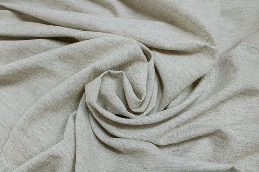 Luca-S Natural Pure Linen Wrinkled Fabric Rustic Color Luca-S Linen Fabrics - HobbyJobby