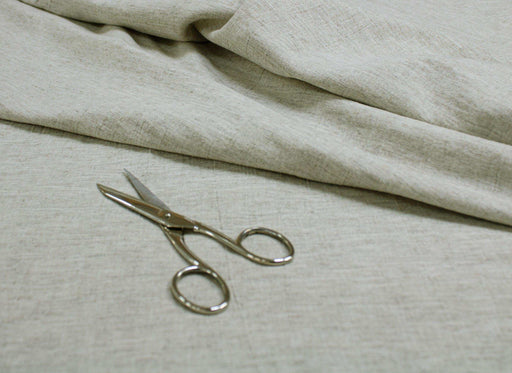 Luca-S Natural Pure Linen Wrinkled Fabric Rustic Color Luca-S Linen Fabrics - HobbyJobby
