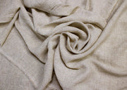 Luca-S Natural Pure Linen Wrinkled Fabric Rustic Color Luca-S Linen Fabrics - HobbyJobby