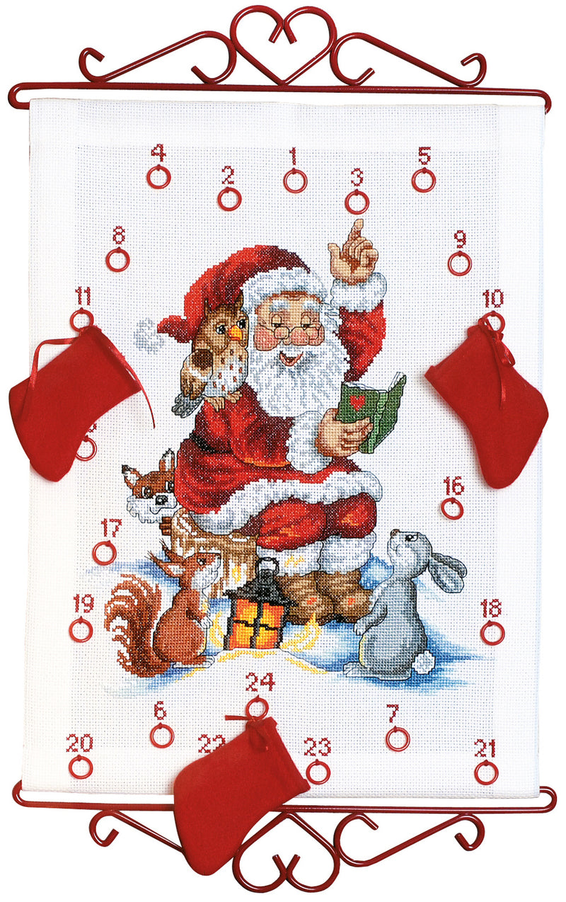 Cross Stitch Kit Permin - Pixie reads a story