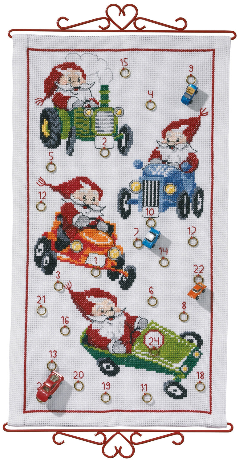 Cross Stitch Kit Permin - Calendar pixie