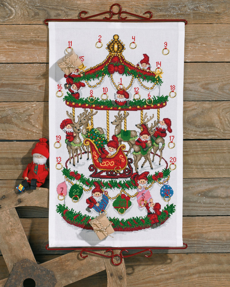 Cross Stitch Kit Permin - Carousel