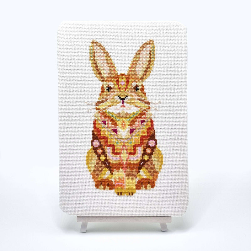 Mandala Rabbit Cross Stitch Kit