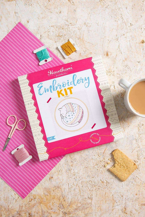 Cat Embroidery Kit