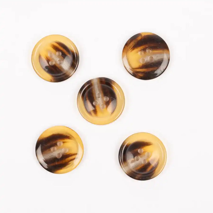 Imitation horn (caramel) no. 709 Size: 18mm