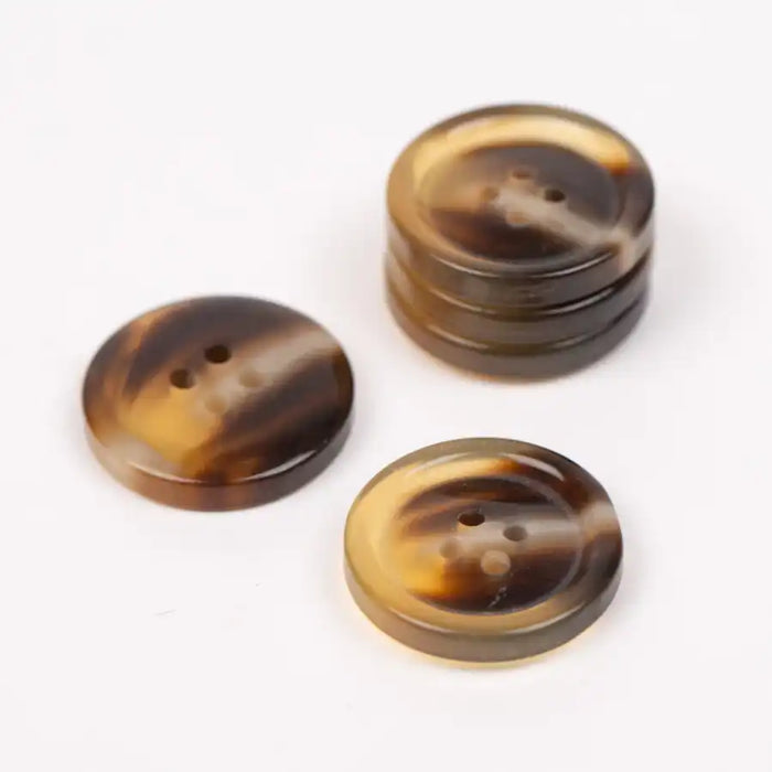 Imitation horn (caramel) no. 709 Size: 18mm