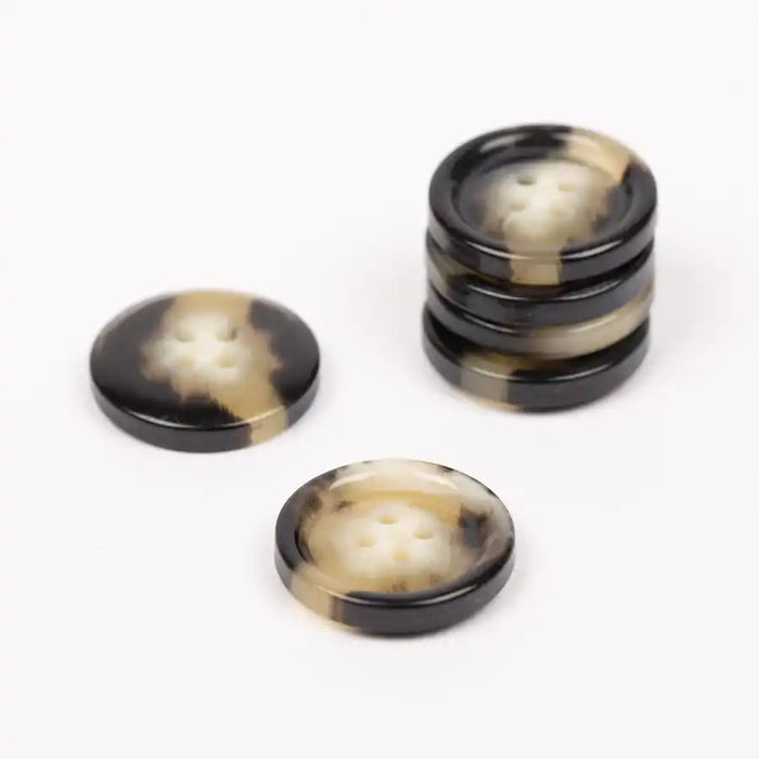 Imitation horn (mocha) no. 712 Size: 18mm