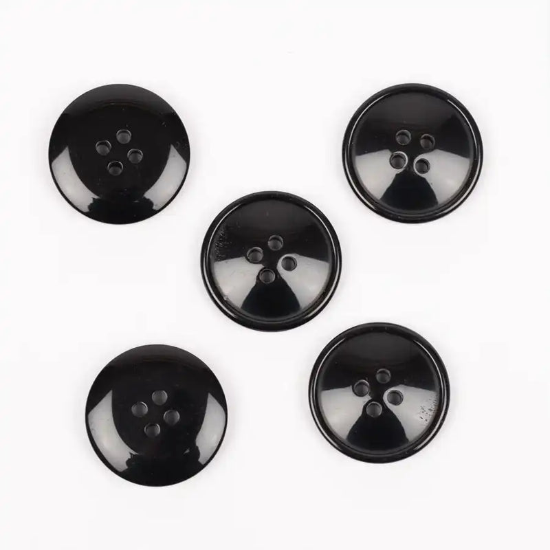 Imitation horn (black) no. 717 Size: 20mm