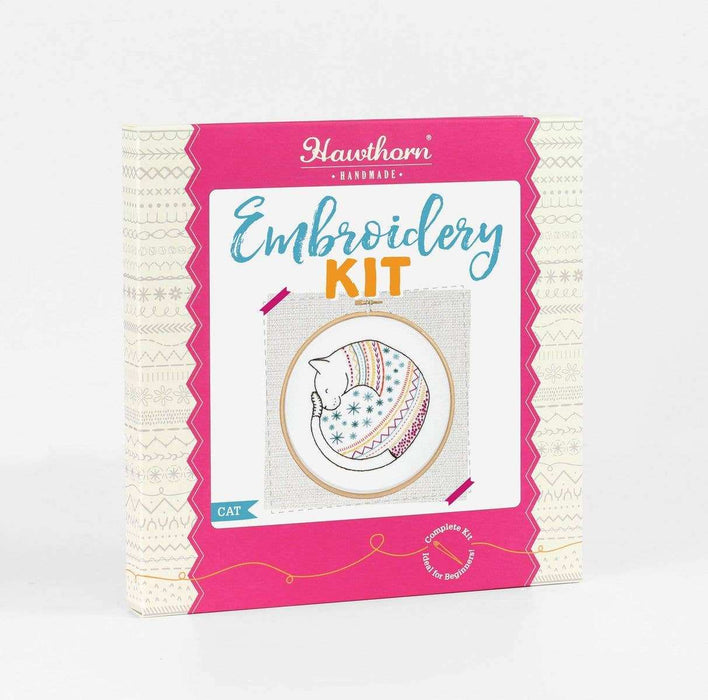 Cat Embroidery Kit