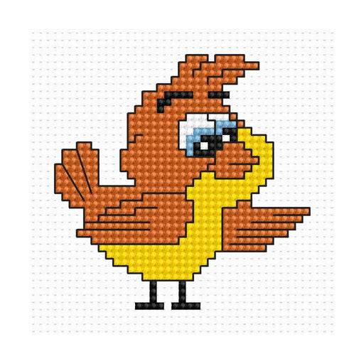 Cross Stitch Kit for Beginners - Luca-S Kids Embroidery Kit Luca-S Beginner Cross Stitch Kits - HobbyJobby