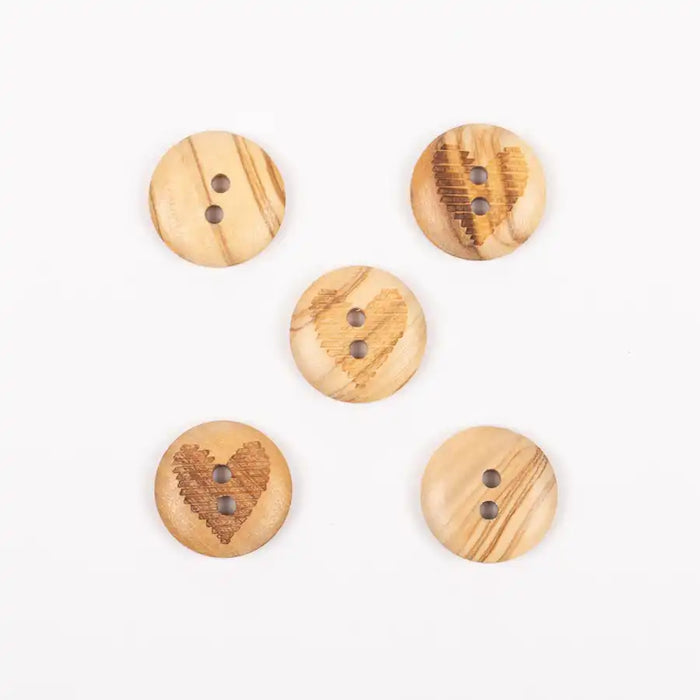 Heart (wood) no. 814 Size: 15mm