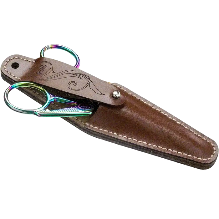 Scissor Case Needlecraft Kit - Étui à ciseaux en cuir