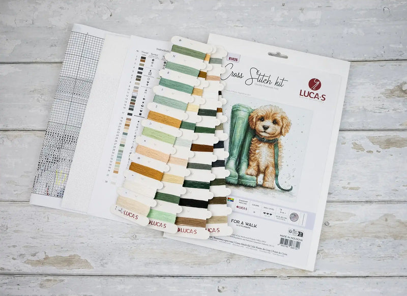 Cross Stitch Kit Luca-S - For a Walk, B1426