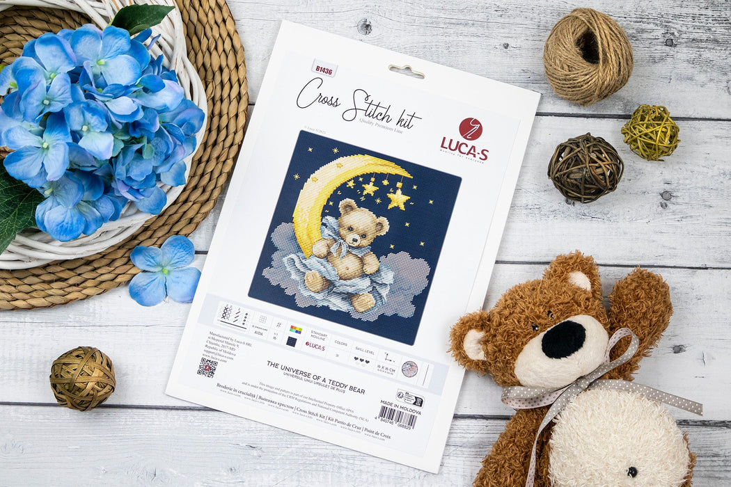 Cross Stitch Kit Luca-S - The Universe of a Teddy Bear, ,B1436