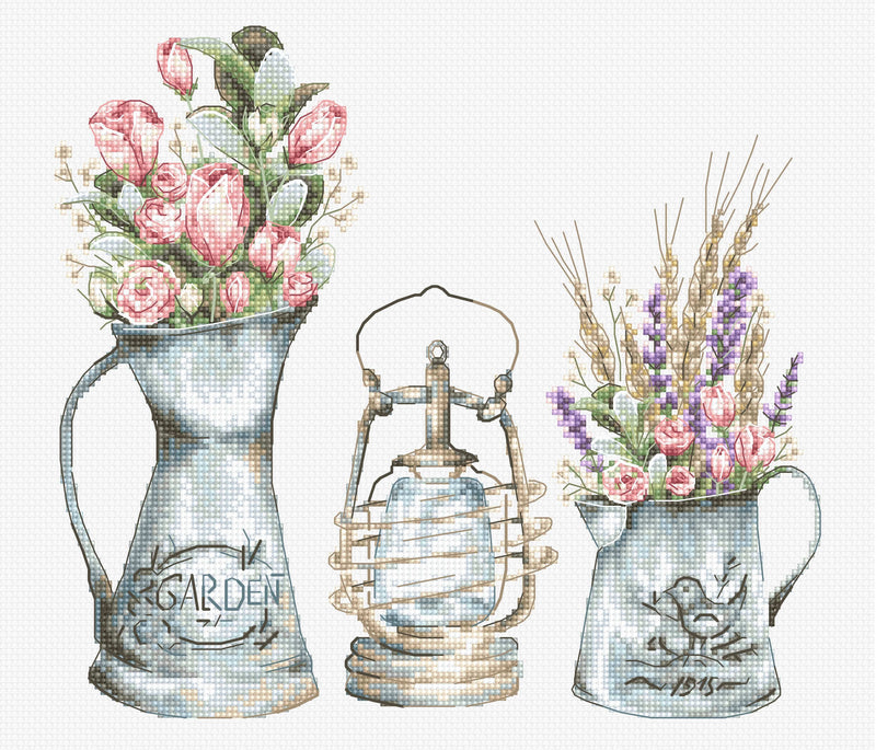 Cross Stitch Pattern Luca-S - Lamp, B7005