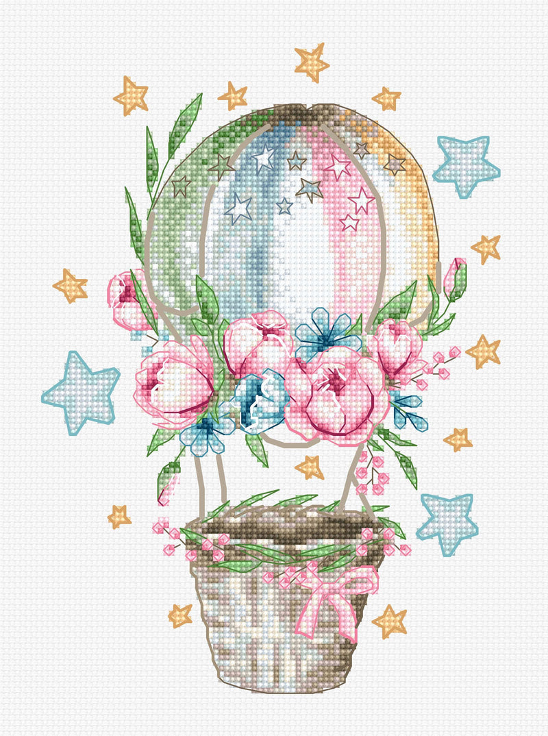 Cross Stitch Pattern Luca-S - Balloon B7007