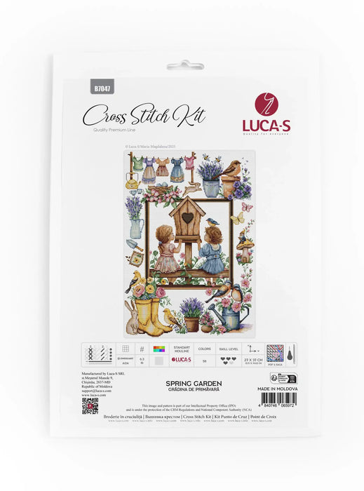 Cross Stitch Kit Luca-S - Spring Garden, B7047