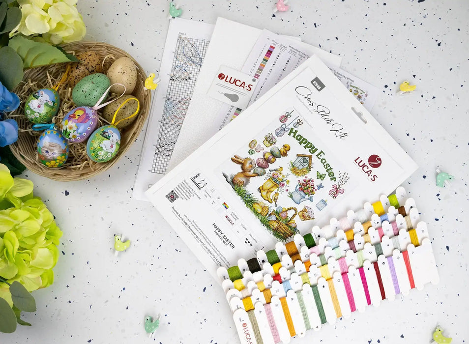 Cross Stitch Kit Luca-S - Happy Easter, B7048