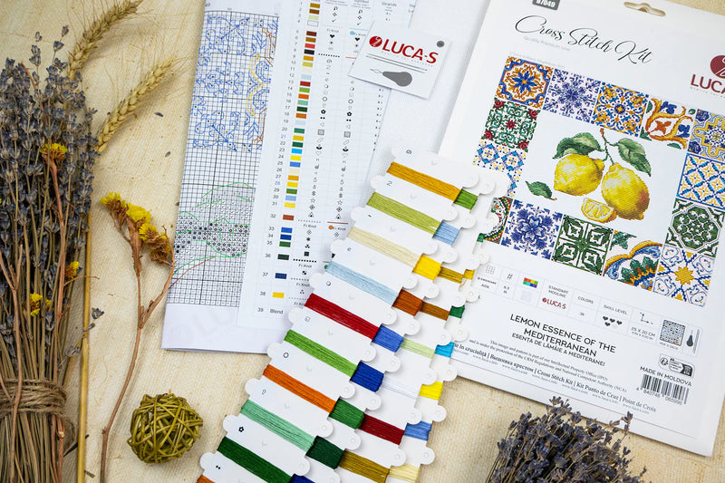 Cross Stitch Kit Luca-S - Lemon Essence of the Mediterranean, B7049