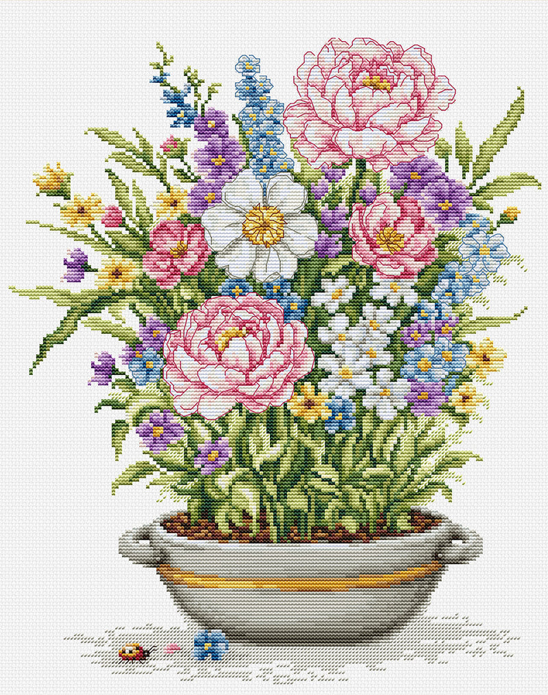 Cross Stitch Kit Luca-S - A Dream Beneath The Petals, B7061