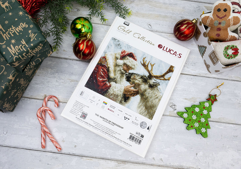 Cross Stitch Kit Luca-S GOLD - The Warmth of Friendship, B709