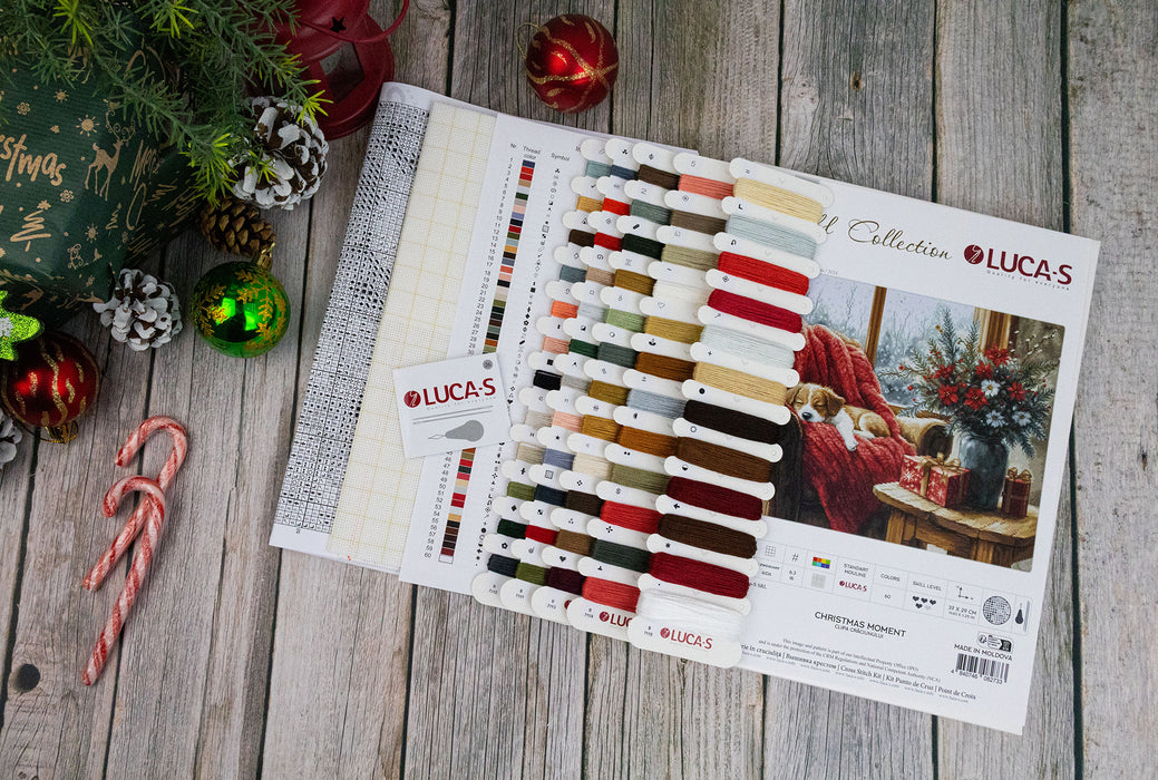 Cross Stitch Kit Luca-S GOLD - Christmas Moment, B711