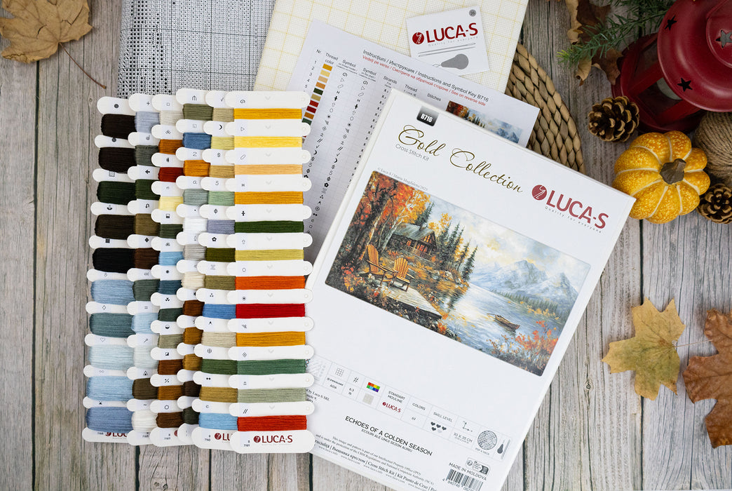 Cross Stitch Kit Luca-S GOLD - Echoes of a Golden Season, B716