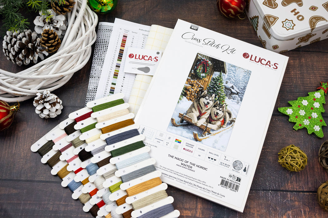 Cross Stitch Kit Luca-S - The Magic of the Nordic Winter, B722
