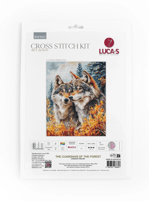 Cross Stitch Kit Luca-S - The Guardians of the Forest, BM3022