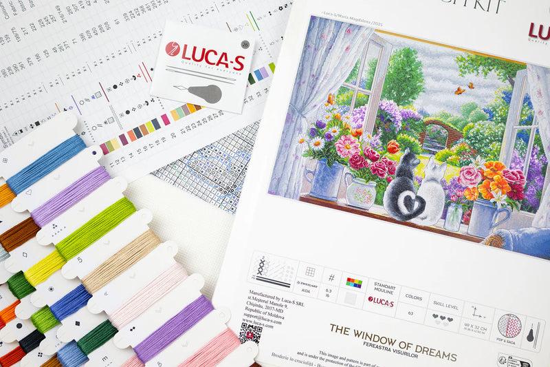 Cross Stitch Kit Luca-S - The Window of Dreams, BU5088