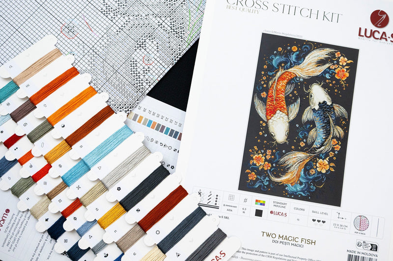 Cross Stitch Kit Luca-S - Two Magic Fish, BU5091