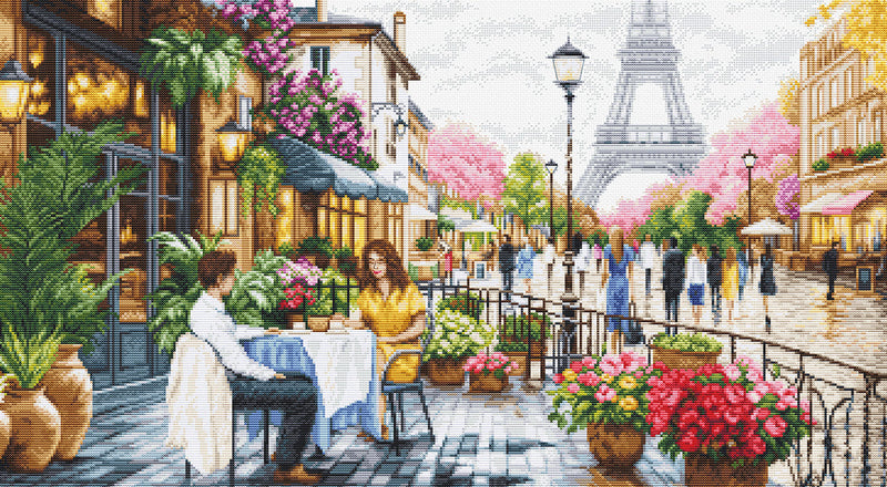 Cross Stitch Kit Luca-S GOLD - Tower View, BU5108