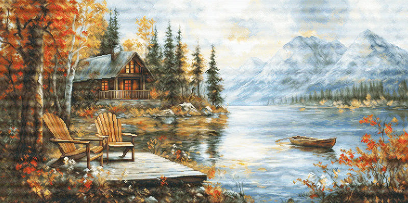 Petit Point Kit Luca-S GOLD - Echoes of a Golden Season, G716