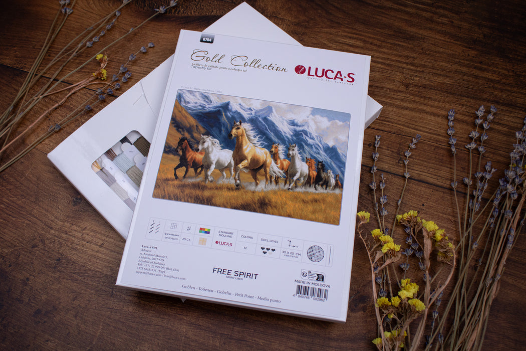 Petit Point Kit Luca-S GOLD - Free Spirit, G704