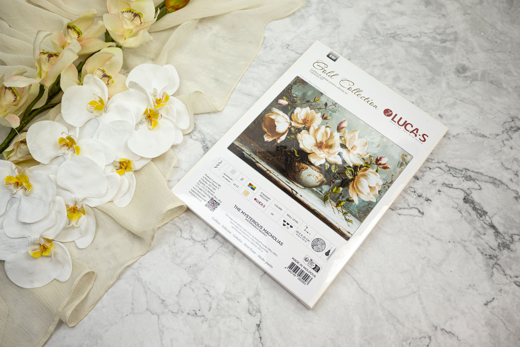 Petit Point Kit Luca-S GOLD -  The Mysterious Magnolias , G707