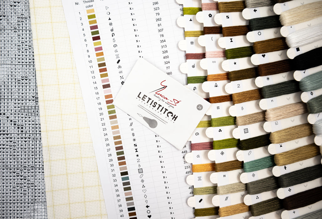 Petit Point Kit Luca-S GOLD -  The Mysterious Magnolias , G707