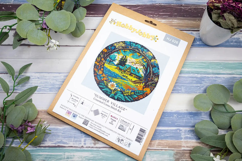 Cross Stitch Kit HobbyJobby - Summer Village