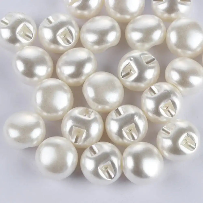 Round Pearl Buttons Clothing