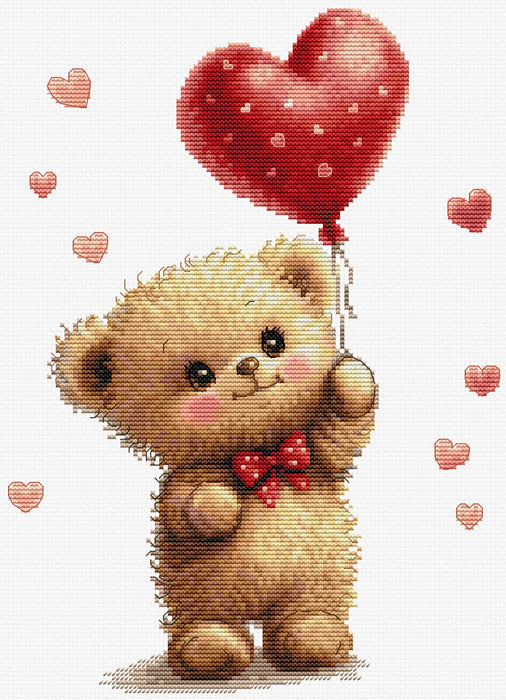 Cross Stitch Pattern - Heart of Love