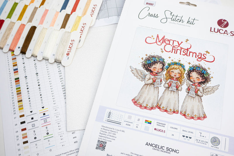Cross Stitch Kit Luca-S -Angelic Song, B1437