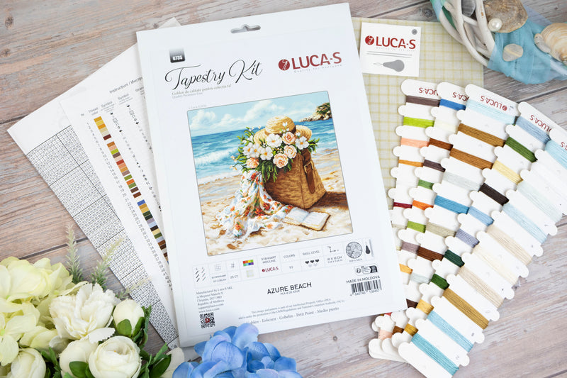 Petit Point Kit Luca-S - Azure Beach, G735