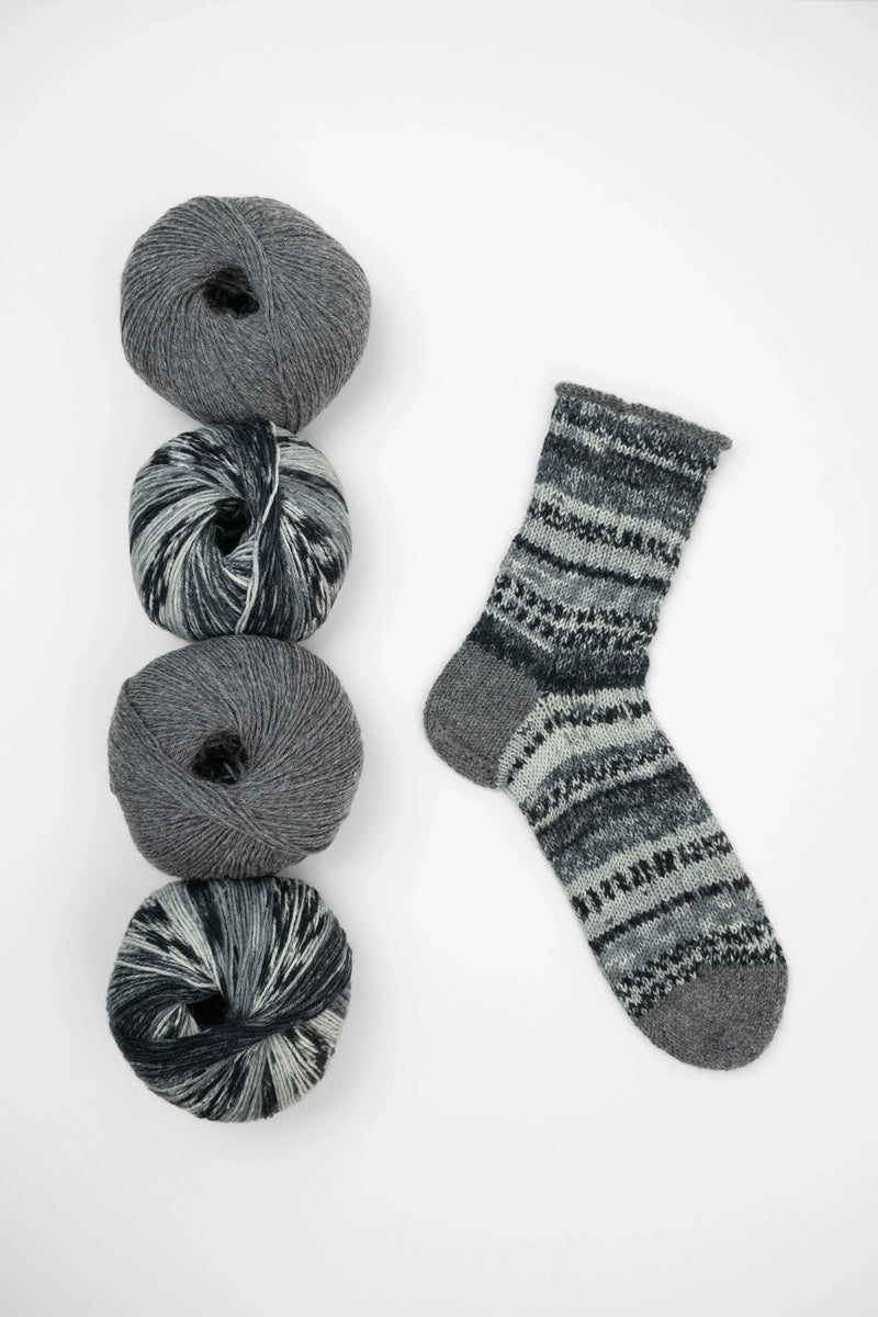 Winter Fjord Socks