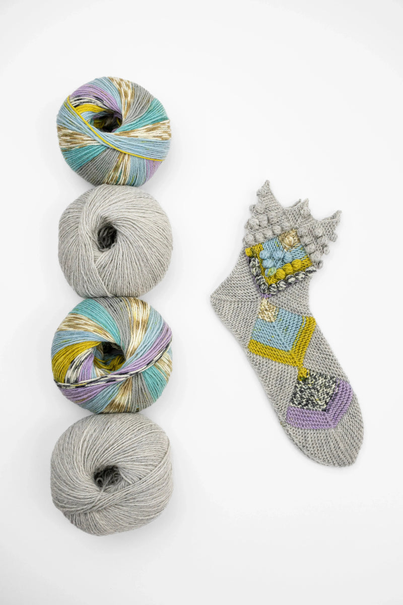 Mosaic Crown Socks