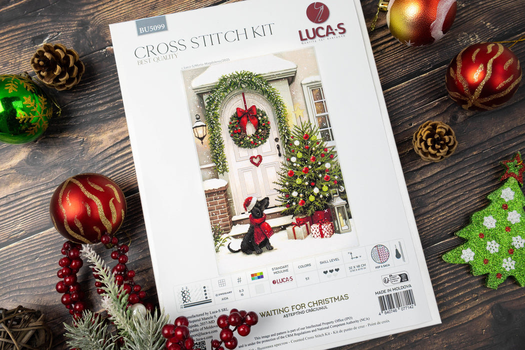 Cross Stitch Kit Luca-S - Waiting for Christmas, BU5099