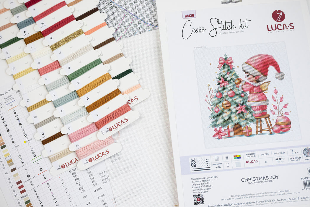 Cross Stitch Kit Luca-S - Christmas Joy, B1439