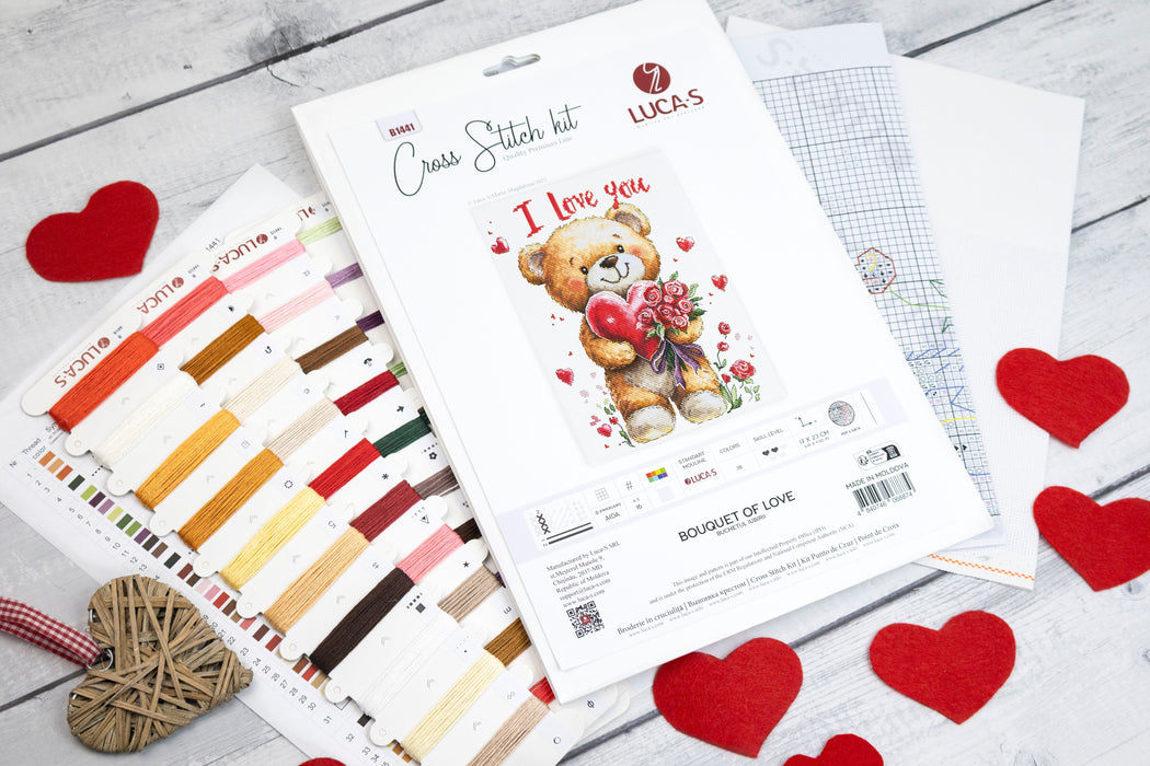 Cross Stitch Kit Luca-S - Bouquet of Love, B1441