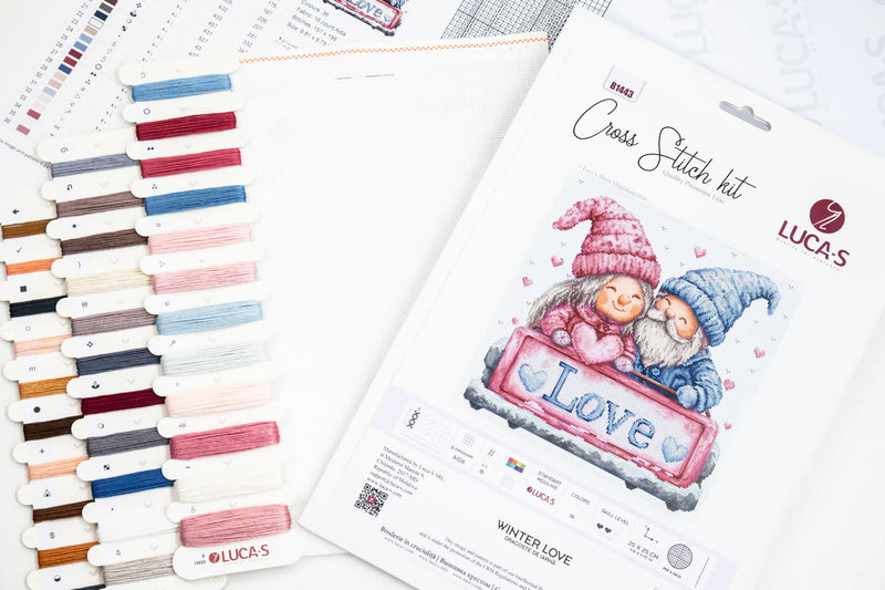 Cross Stitch Kit Luca-S - Winter love, B1443